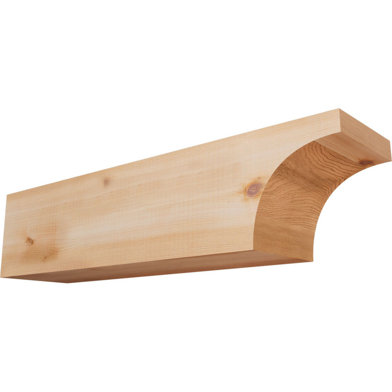 Huntington Smooth Rafter Tail, Western Red Cedar, 6"H x 5 1/2"W x 24"L