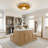 Lilybel 23“ Modern Gold 3CCT LED Flush Mount Ceiling Light