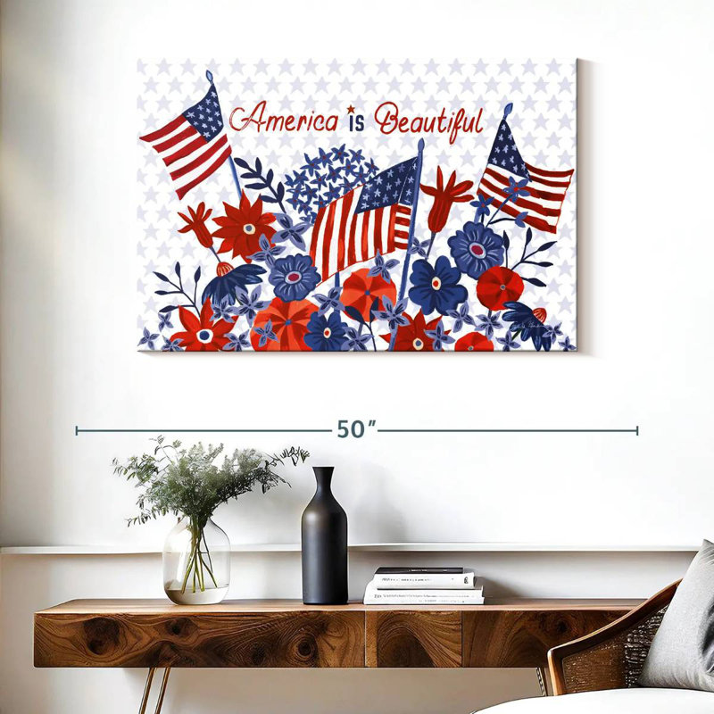 Lelend America The Beautiful I, H 26 po x l 39 po