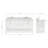 Alemanno Akwasi Double Bathroom Vanity Set-565412213-570779687-570779684