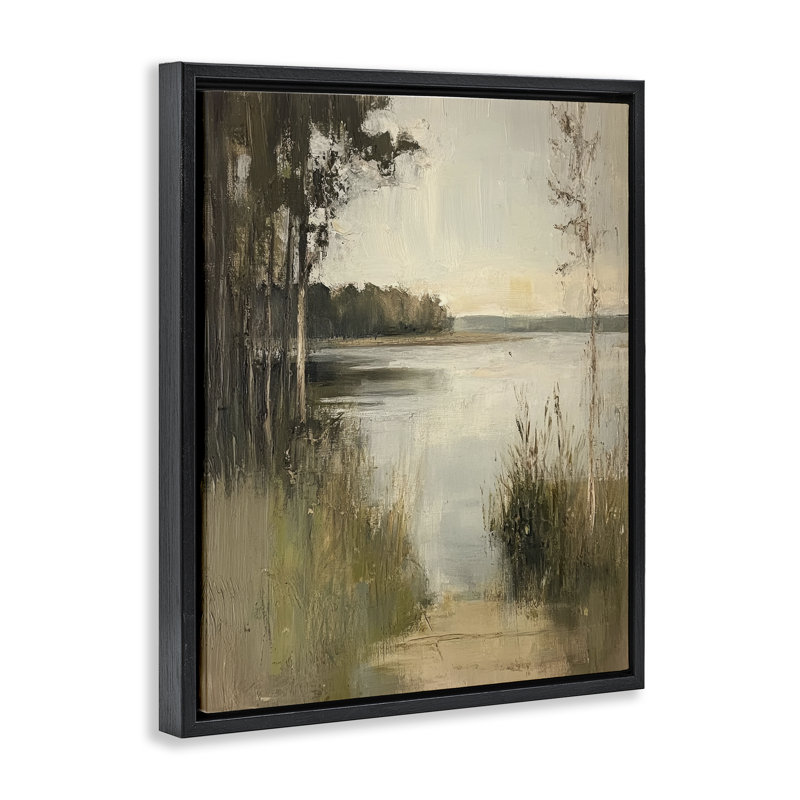 Fleurs sauvages par Lakeside Floating Frame, conception par Petal Prints Design, H 31 po x l 25 po