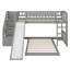 Lit superposé avec glissade et escalier de rangement : construction robuste et ambiance garantie pour des soirées pyjama réussies !