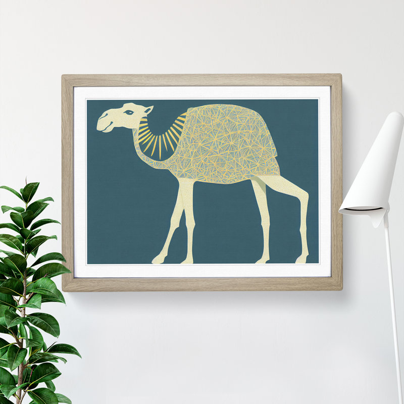 Ultimate Camel - Framed Print, 46cm H x 64cm W x 2cm D, Oak Framed