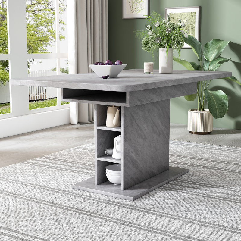 Extendable Dining Table, Grey