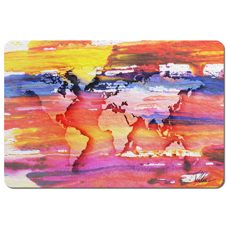 Hiren Polyester-Coated Hardboard Rectangle Placemat