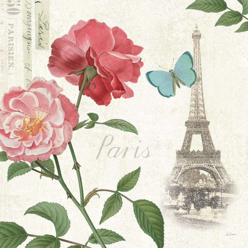 Paris Arbor II by Sue Schlabach - Wrapped Canvas Painting, 91cm H x 91cm W x 3.8cm D