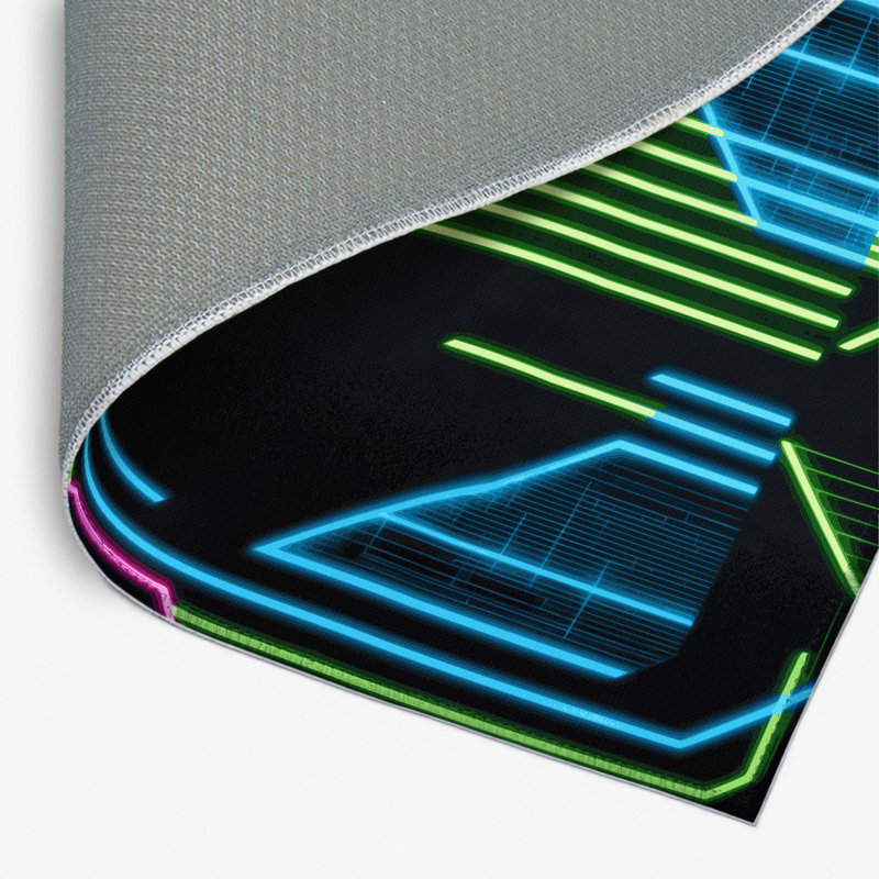 Tapis intérieur / extérieur Electric Gradient, Rectangle 8' x 10'