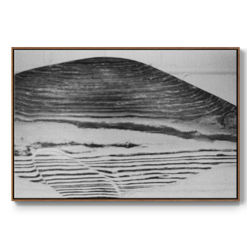 Found Textures III - Toile encadrée de qualité supérieure - prête à être accrochée, H 25 po x l 37 po x P 2 po