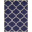 Tapis bleu marine / ivoire Molly-1438560502