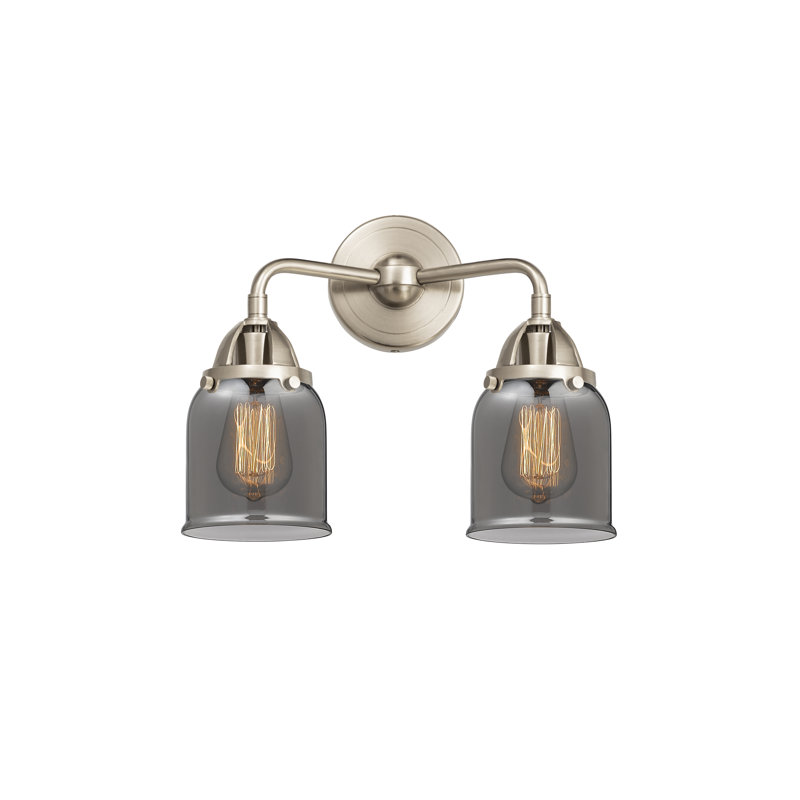 Shauna 2 - Light Vanity Light, Incandescent, Plated Smoke, Brushed Satin Nickel