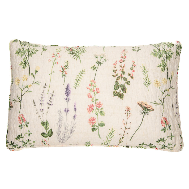 Cotton No Floral Quilt, King Quilt + 2 King Shams