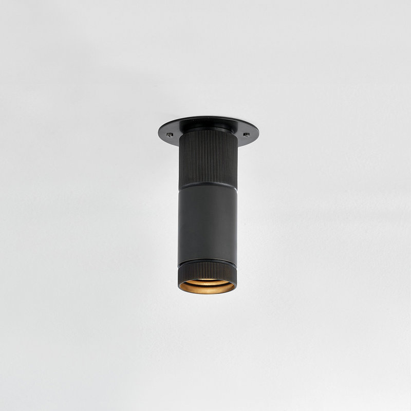 Dighton Flush Mount, Bronze patiné