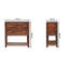 75cm W Solid Wood Bedside Table