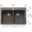 Diamond SILGRANIT 33" L x 22" W Double Bowl Drop-In/Undermount Kitchen Sink-2145810656