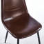 Chaise de salle à manger en PVC 4 pièces brun-1761918961