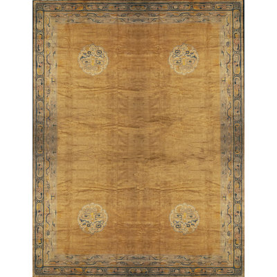 Antique Oversized Savonnerie Austrian Knotted Rug