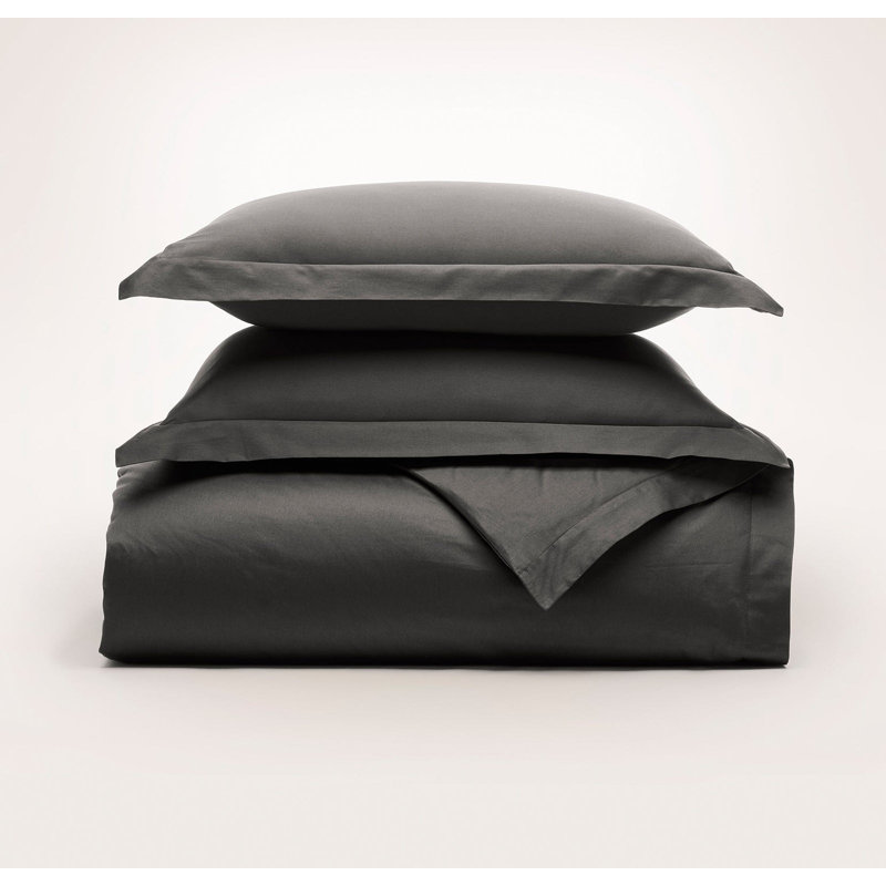 Signature Hemmed Duvet Set, Twin Duvet Cover + 1 Standard Sham, Night