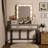 Abdulaleem Vanity Table with Lighted Mirror-1218541037