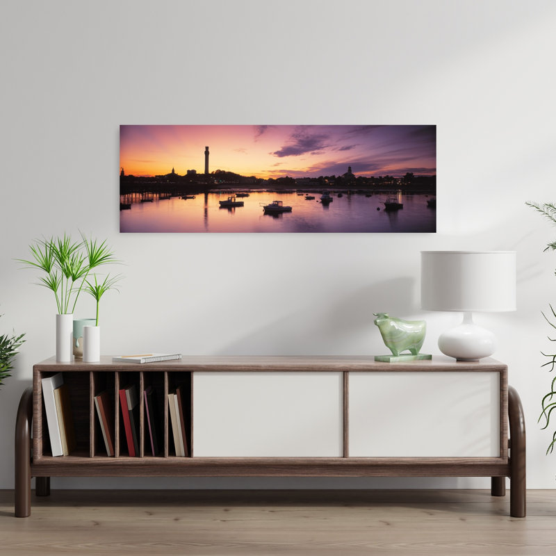 Harbor Cape Cod MA by Walter Bibikow - Wrapped Canvas Panoramic Print, 30.48 cm H x 91.44 cm W