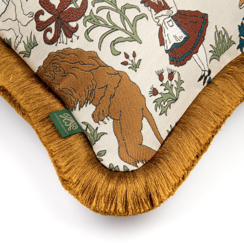 Alice in Wonderland Throw Square Pillow Cover & Insert