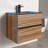 24" Floating Bathroom Vanity with Sink – Wall-Mounted All-Wood Cabinet with Soft-Close Drawers, Open-Back Design & Durable Ceramic Top-1988102306-1988102304