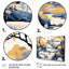 «Blue and Yellow China Blooming Landscape II», art mural Chine-41676955-41676959