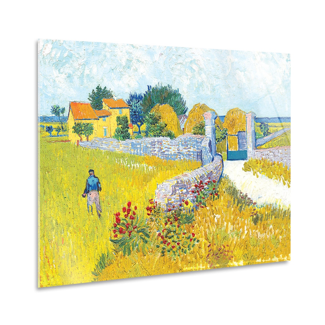 Kunstdruck Farm in Provence von Vincent Van Gogh