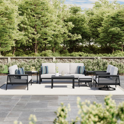 Townsend 7 - Person Outdoor Seating Group with Sunbrella Cushions by Birch Lane