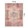 Griffey Vintage Boho Machine Washable Red/Blue Non-Slip Backing Area Rug