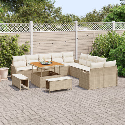 121cm Wide Patio Sofa with Cushions