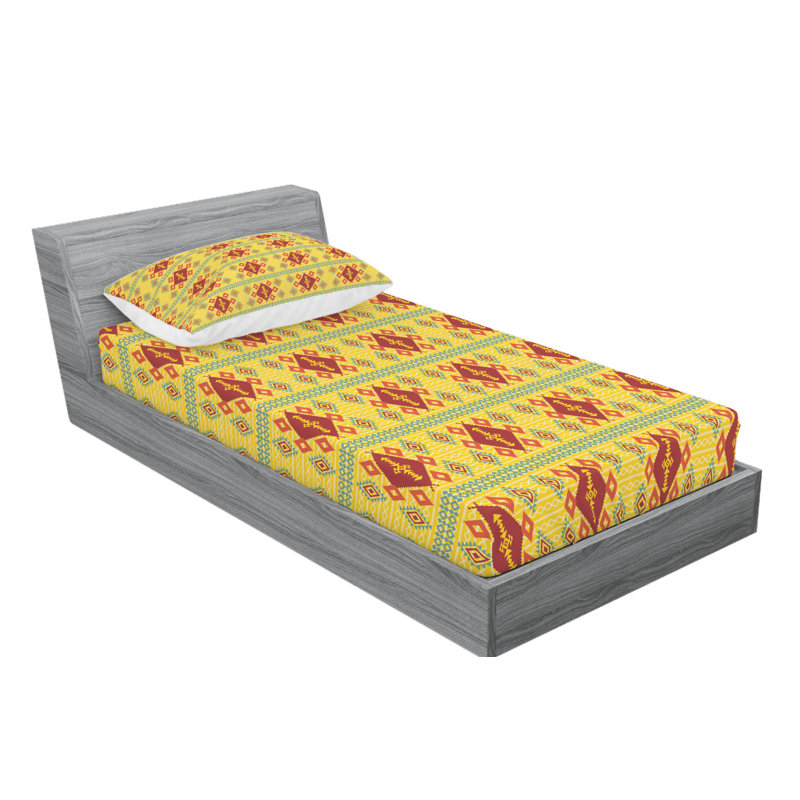 Microfiber Sheet Set, Twin Sheet Set with Fitted Sheet