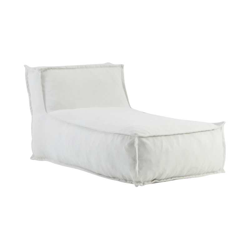 Fauteuil à billes d'extérieur, ensemble de 1, H 32 po x l 61 po x P 39 po, Rembourrage en mousse blanche