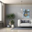  «Mesmerize 3» par Lori Arbel, art mural sur toile, 26 po x 34 po
