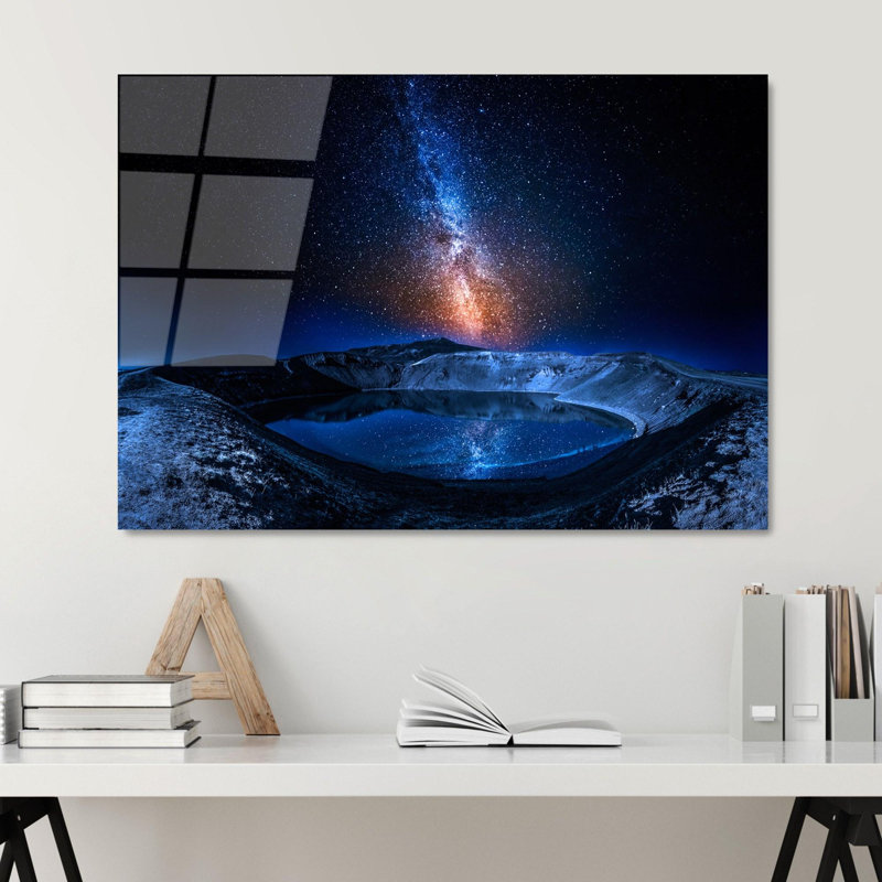 Stunning Tempered Glass Wall Art Painting, 27.6 x 39.4 inches | 100% Tempered Glass, Thickness: 0.16 inches | Elegant Home Decor for Living Room or Office, Durable & Easy to Clean, Perfect Gift Idea