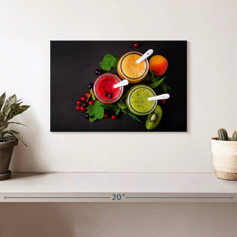 Yarlin Assorted Fruit Smoothies, 8" H x 12" W
