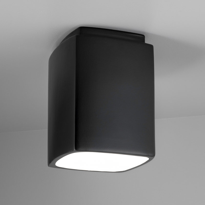 Sumatra Radiance - Rectangle Flush-Mount, Carbon Matte Black, LED (Integrated)