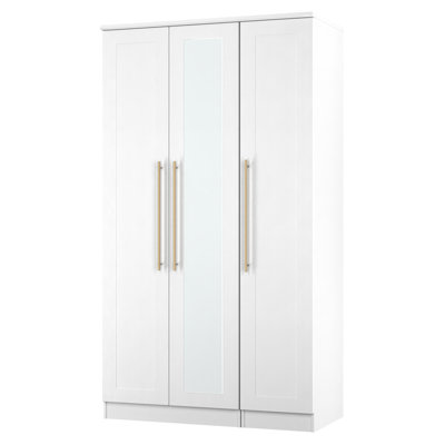 Fully Assembled 3 Door Wardrobe