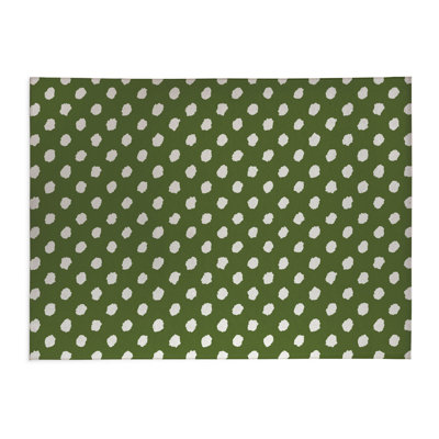 Grunge Dot Low Profile Kitchen Mat
