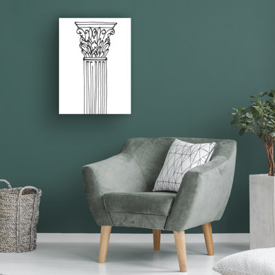 Art mural sur toile Winston Porter Melissa Wang, ancienne colonne II WAG37755