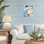 Coastal Italian Sea View Wall Plaque, design by Riley B