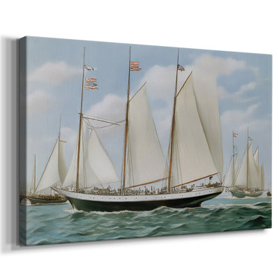 Nautical Series-Cxxxvii -Galerie enveloppée Cavas