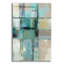  «Island Hues 2 C» par Silvia Vassileva, art mural en verre acrylique, 12 po x 16 po