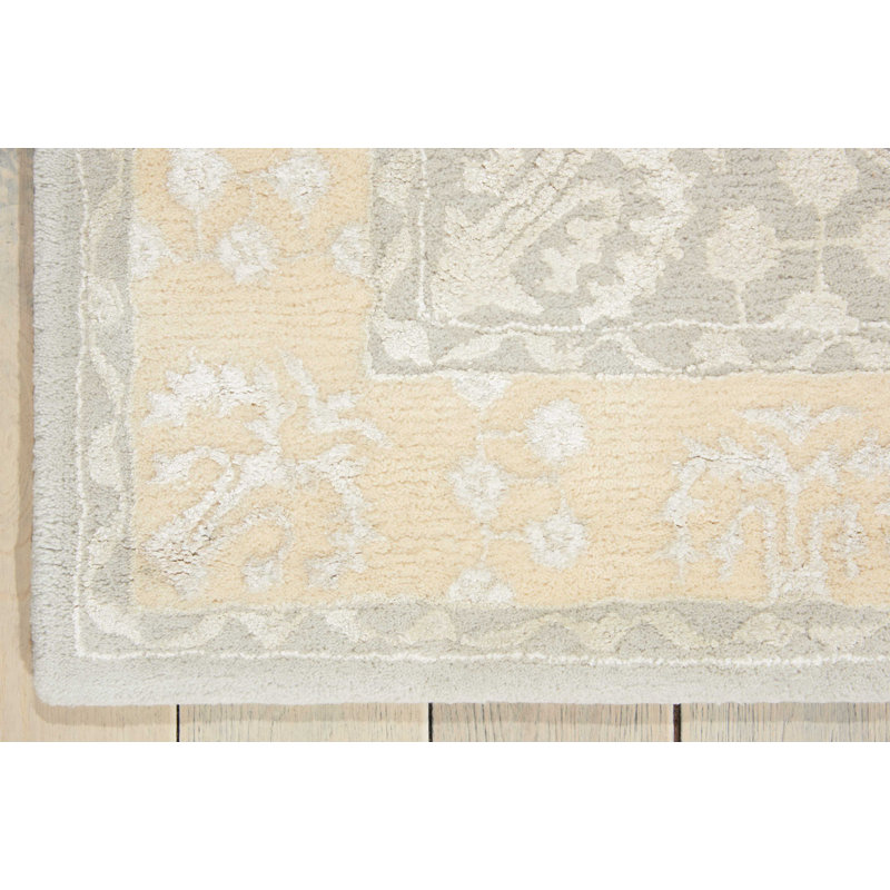 Huttig Viscose Oriental Indoor Rug, Rectangle 3'6" x 5'6"
