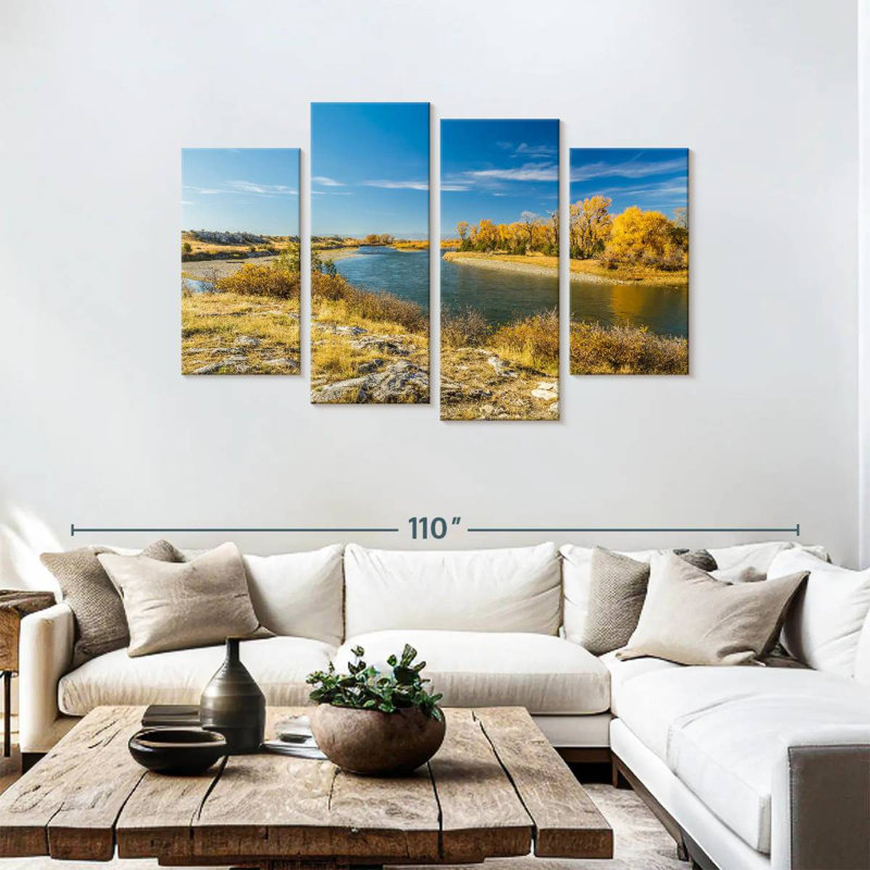 Alvord Missouri River Trail, 48" H x 75" W