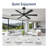Cissline 52" Modern Black Ceiling Fan with Remote for Bedroom or Living Room