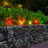 Solar Powered Pathway Lights with 8 Multicolor Globe Bulbs