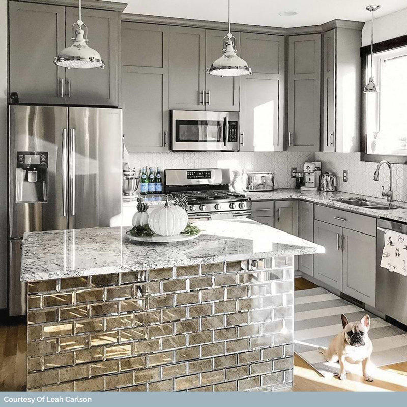 Paris Gray Beveled 3X6 Mirror Tile