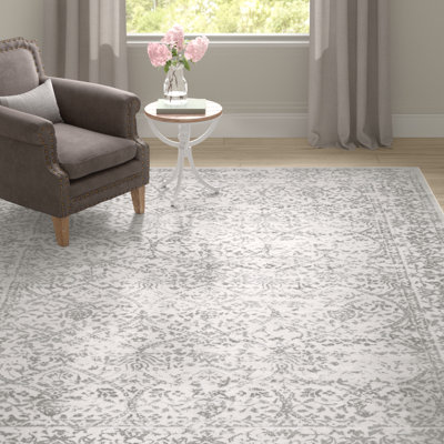 Tapis oriental gris / ivoire DeSoto