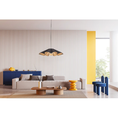 Luminaire suspendu simple 1 lumière Delfina