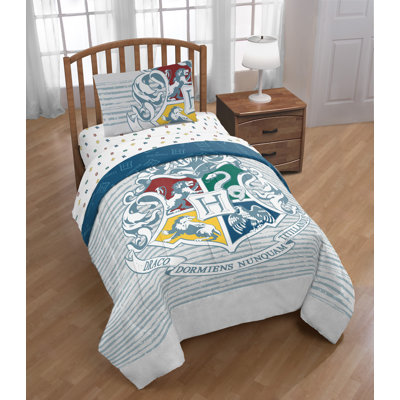Ensemble de couette réversible harry potter witchraft and wizardry